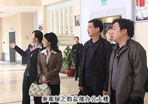 共青團湖南省委城市青年工作部考察團一行蒞臨綠之韻集團調研