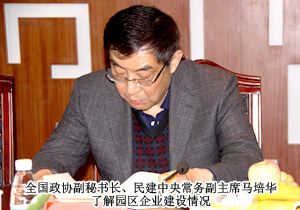 全國(guó)政協(xié)副秘書長(zhǎng)、民建中央常務(wù)副主席馬培華一行蒞臨綠之韻集團(tuán)考察