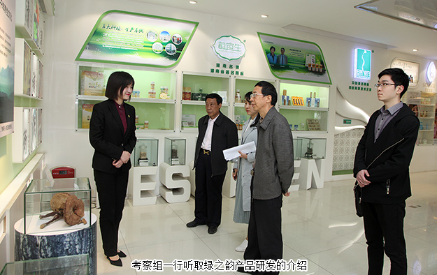 湖南省商務廳領(lǐng)導一行蒞臨綠之韻考察